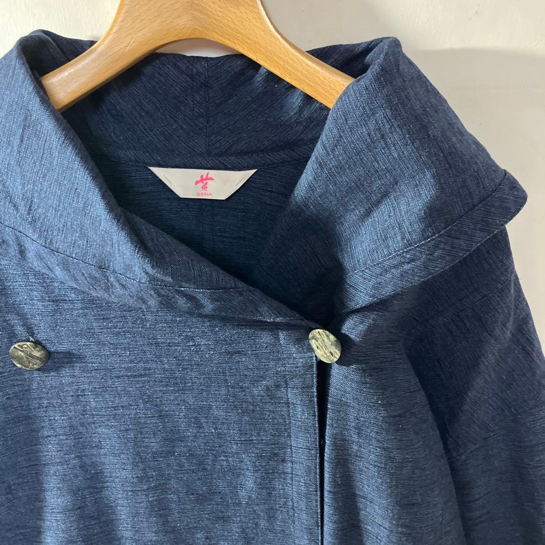 ＊美品＊花　HANA／久留米絣　ジャケット　羽織　コート