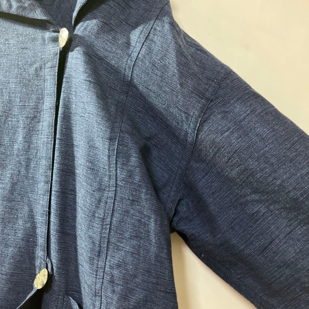 ＊美品＊花　HANA／久留米絣　ジャケット　羽織　コート
