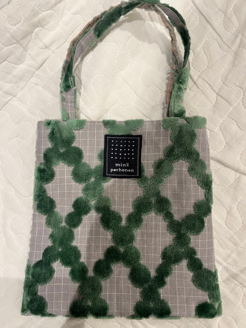 mini perhonen ミニバッグ ➕お手製ビニールバックポシェット仕様
