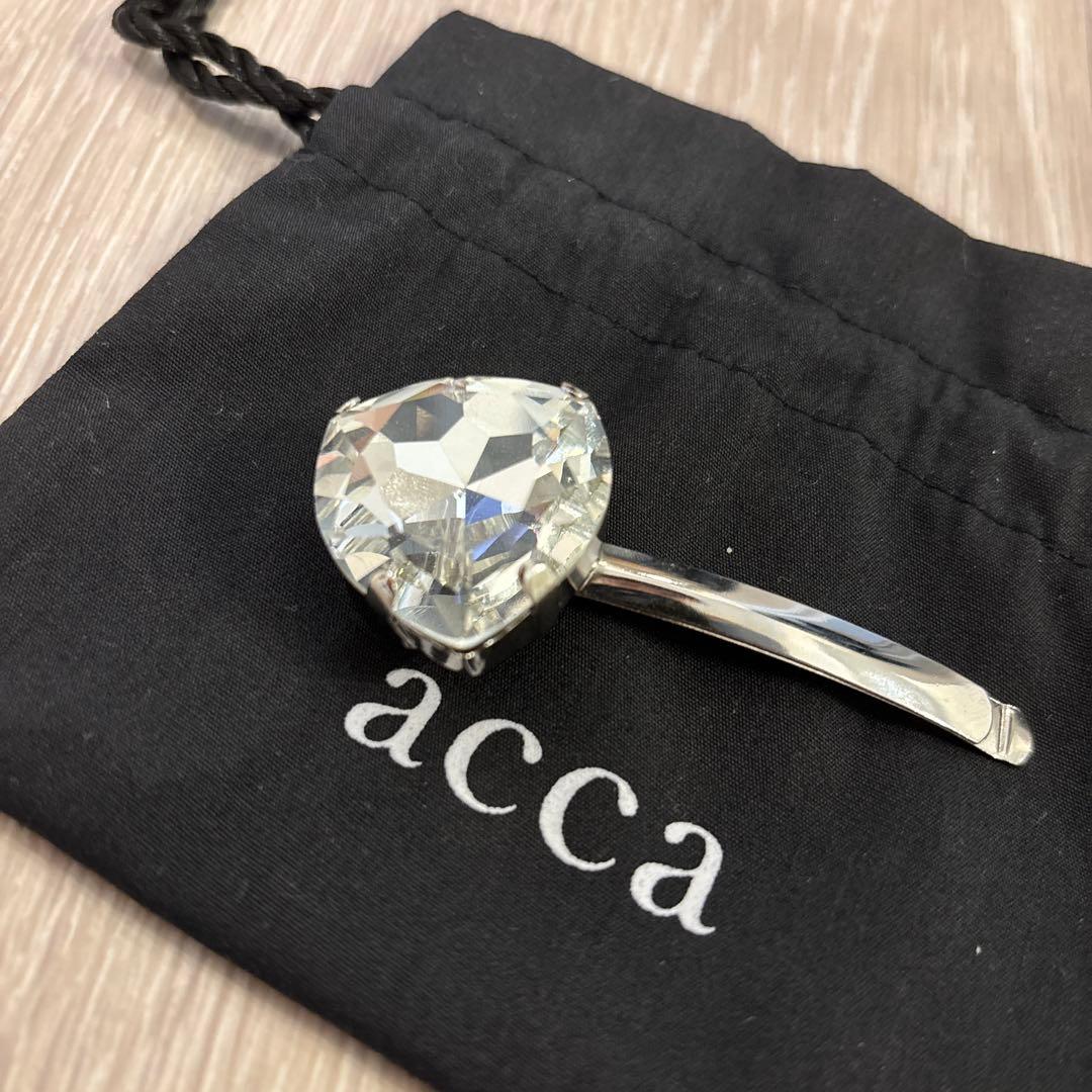 ACCA ハート　ビジュー　ヘアピン