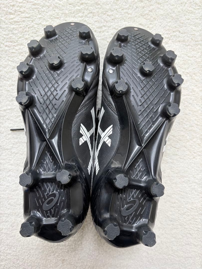アシックス　DS LIGHT ブラック/グレー スパイクシューズ 25cm