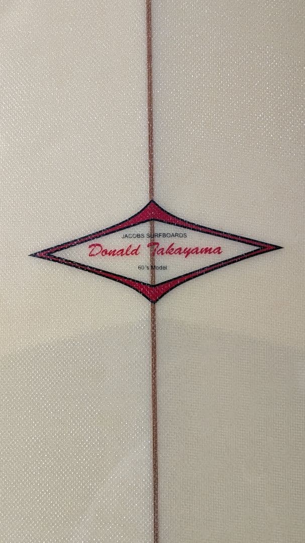 HPDドナルドタカヤマ ロングボード 9'2\"中古 レッドフィン