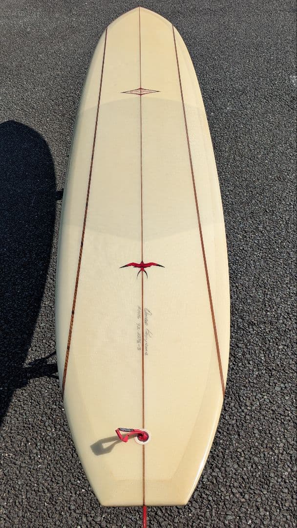 HPDドナルドタカヤマ ロングボード 9'2\"中古 レッドフィン