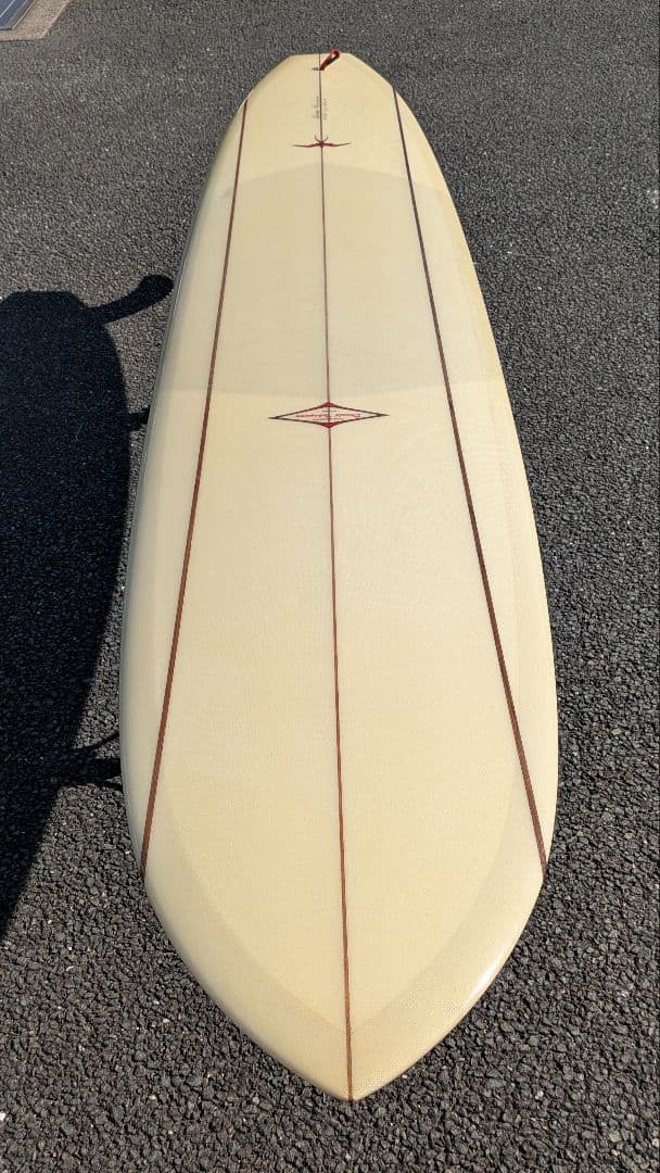 HPDドナルドタカヤマ ロングボード 9'2\"中古 レッドフィン