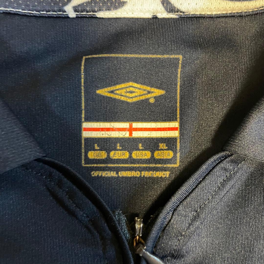 Umbro イングランド代表 ポロシャツ ハーフジップ サッカー 00s