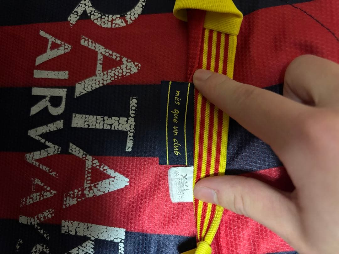 FCバルセロナ ホームシャツ 赤青