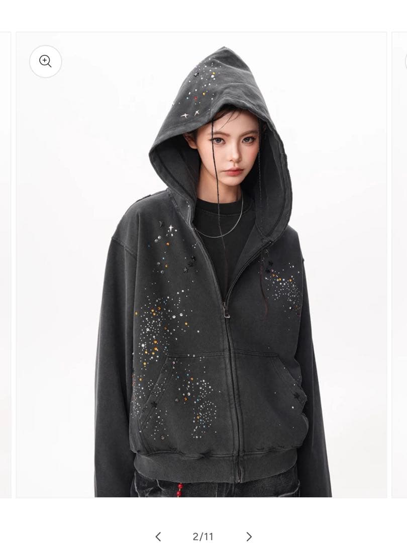 トップス Aurora boutique Zip Hoodie