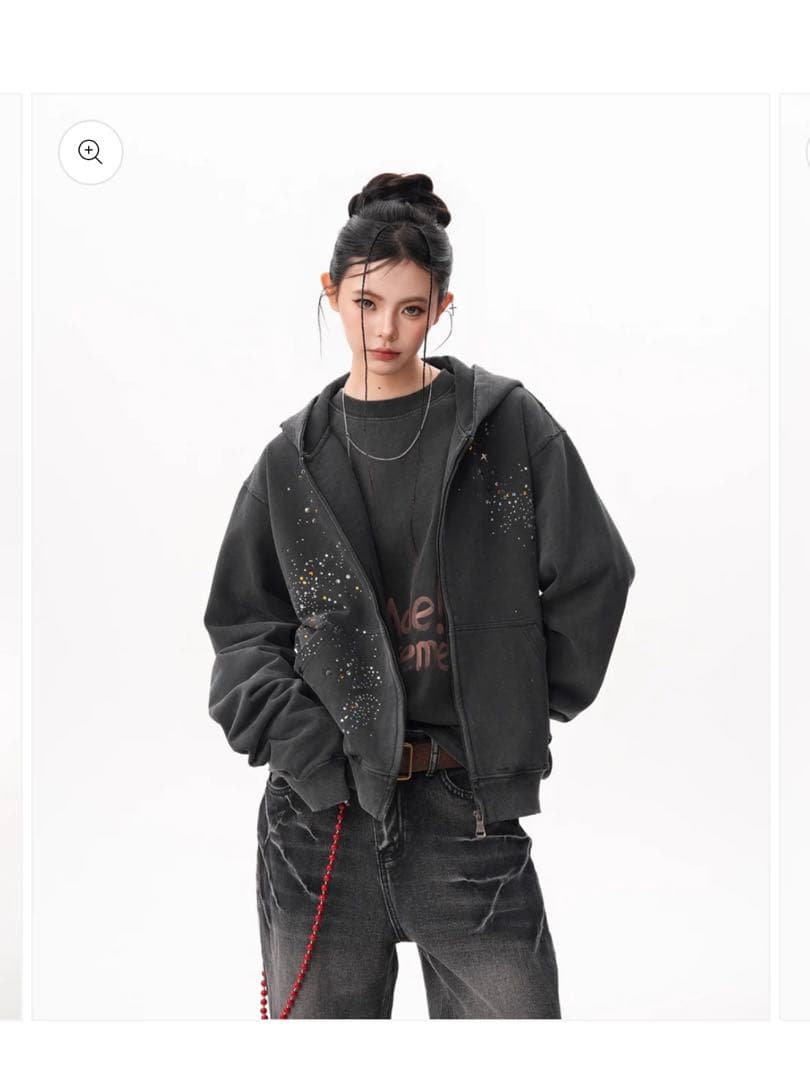 トップス Aurora boutique Zip Hoodie