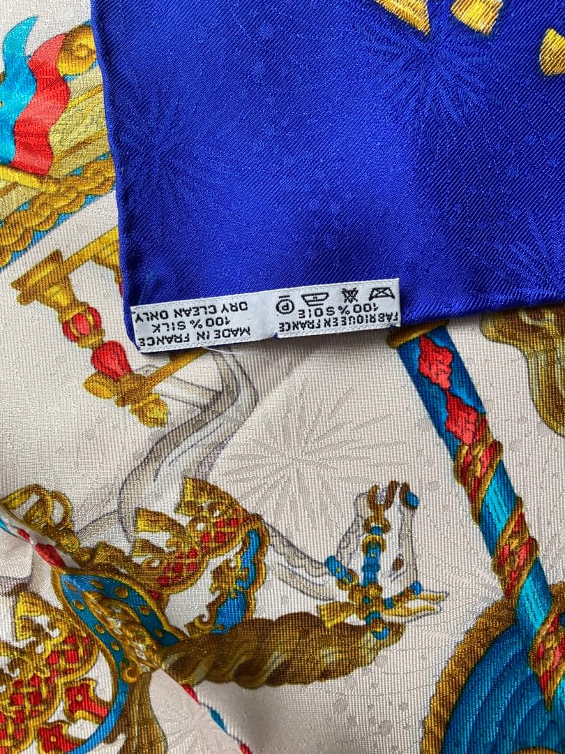 エルメス スカーフ カレ90 回転木馬　美品