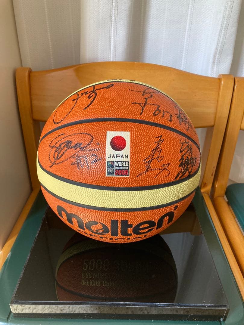 【超貴重！】2006年FIBAバスケットボール世界選手権日本代表サイン入り公式球
