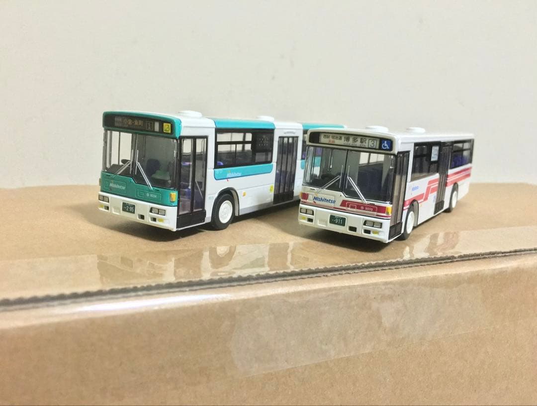 【希少】西工 西鉄バスKL-UA452MAN 路線バス 2台セット