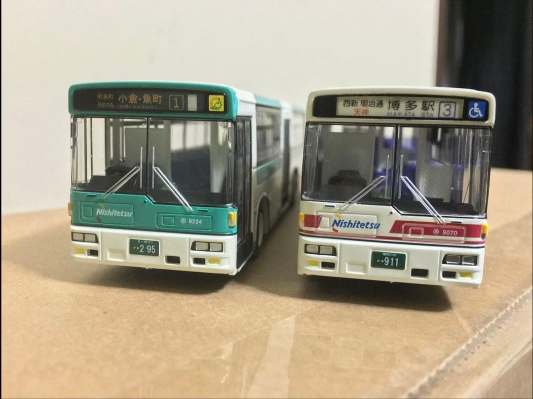 【希少】西工 西鉄バスKL-UA452MAN 路線バス 2台セット