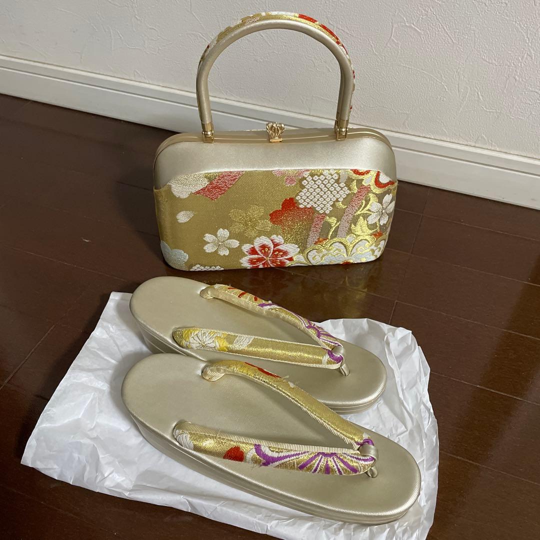 和装用バッグ・草履（フリーサイズ）セット