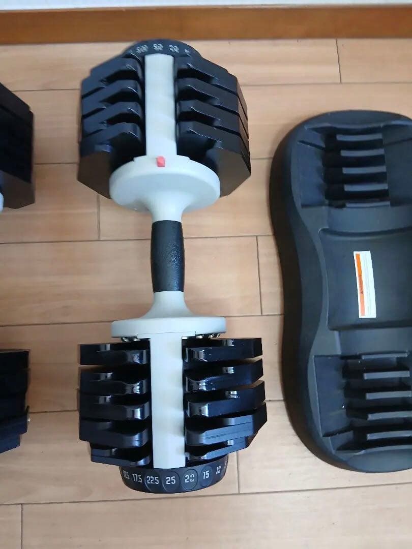 ②ativafit 可変式ダンベル 2.5kg〜25kg 1個