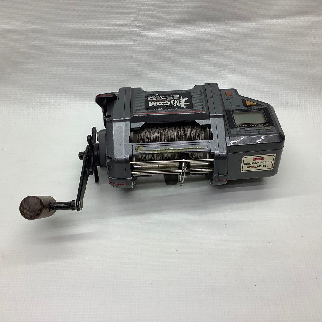Daiwa 棚COM SSー80 電動リール 動作品 ワイヤー巻いてあります。