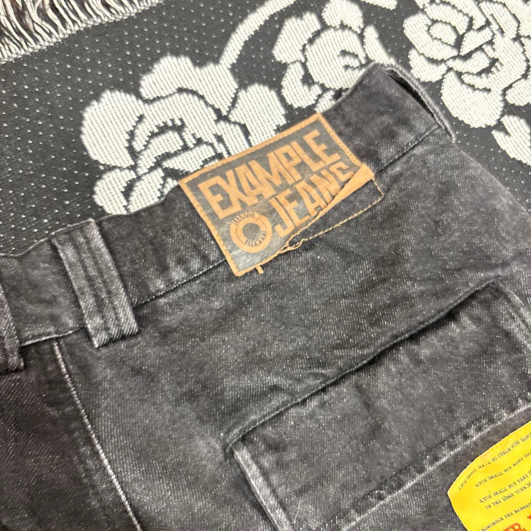 【Rrr】EXAMPLE PEACE DENIM PANTS