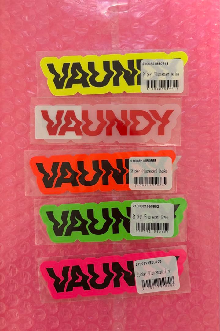 VAUNDY strobo ＋　　レコード　ステッカーセット