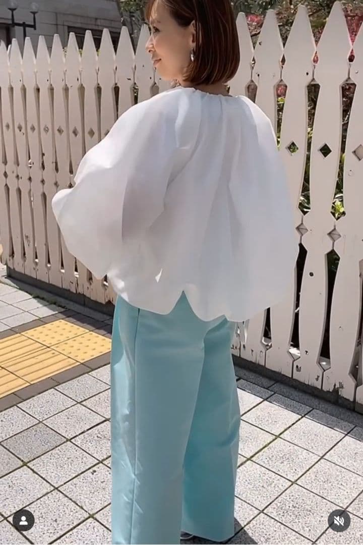 うーたん　新品 heve シアークラウドブルゾン white
