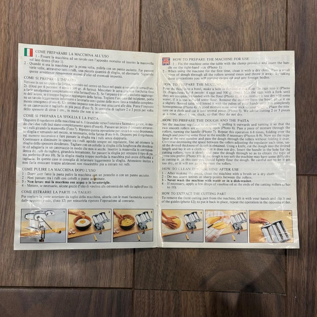 【美品】 パスタマシン MARCATO ATLAS イタリア製