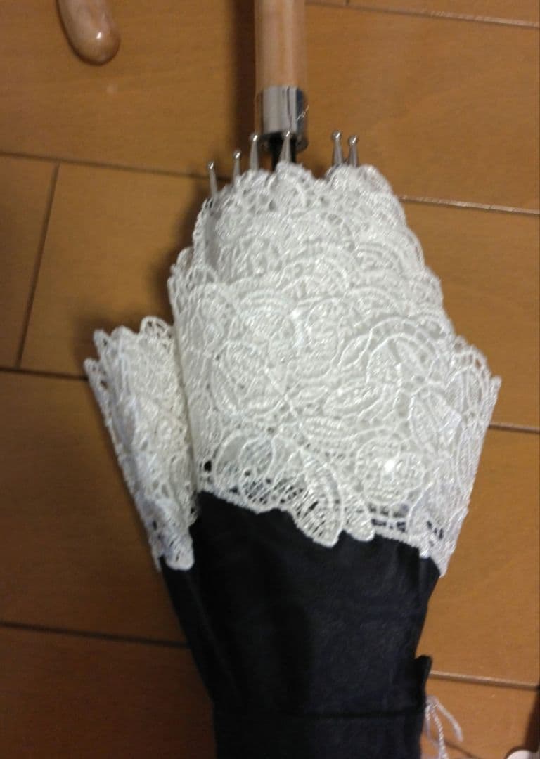 資生堂 花椿 日傘 UVカット加工 防水撥水加工 近沢レース 非売品