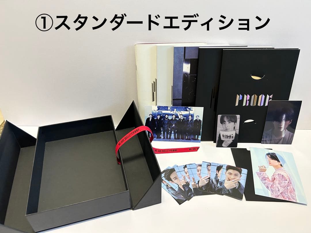 BTS ploof 2形態セット(特典:ユンギ×2、ジン、ジミン)