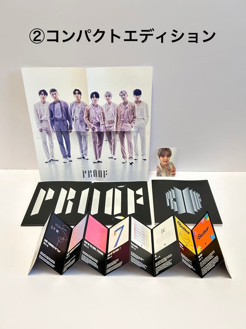 BTS ploof 2形態セット(特典:ユンギ×2、ジン、ジミン)