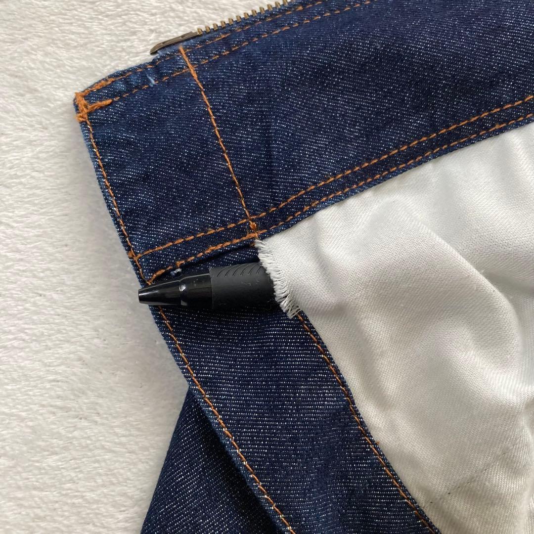 【ほぼ美品】無印良品 和紙混デニムジャケット