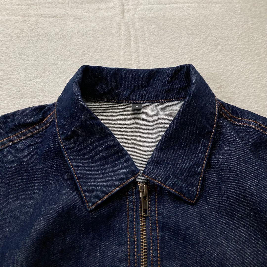 【ほぼ美品】無印良品 和紙混デニムジャケット