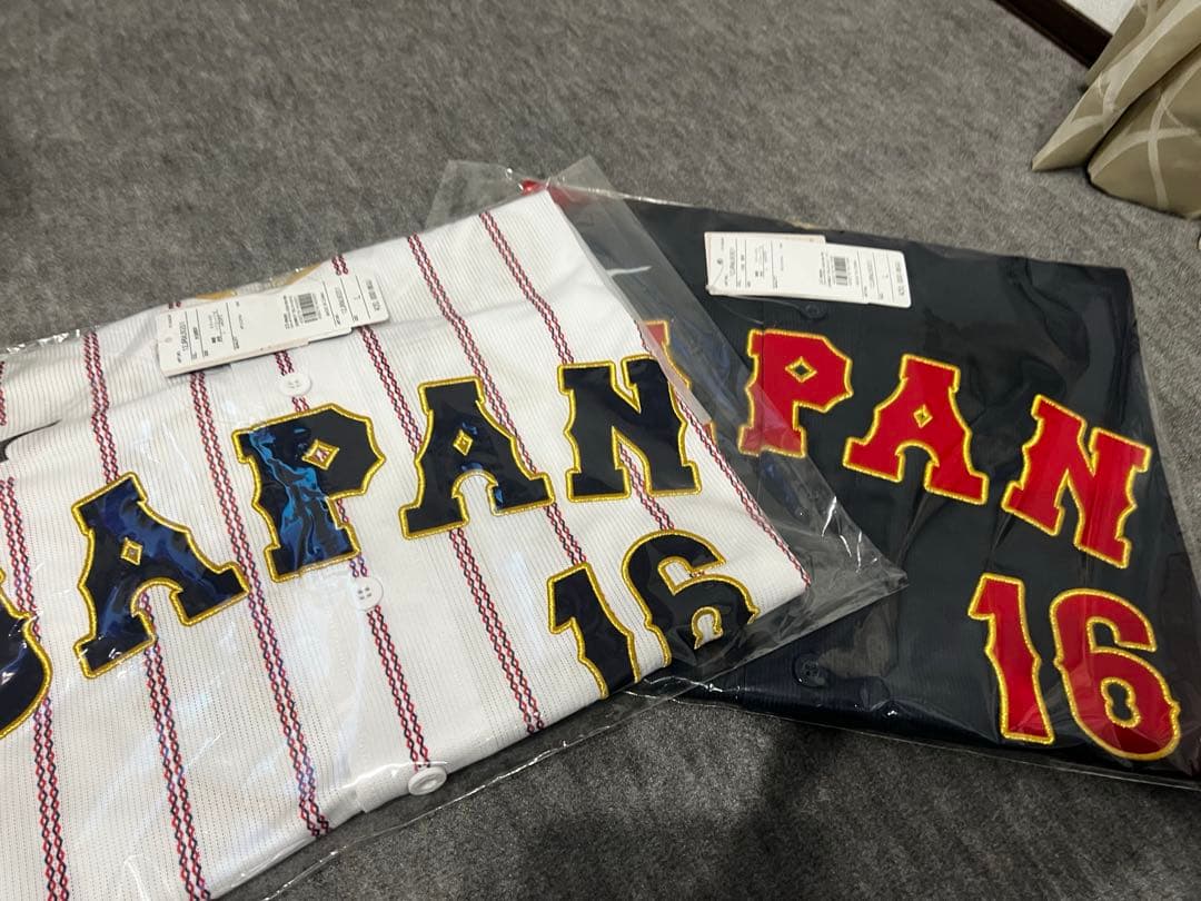 Lサイズ　WBC ユニフォーム　大谷翔平　ホーム　ビジターセット