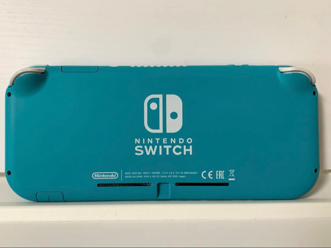 Nintendo Switch Lite ターコイズ ひび割れあり　ジャンク品
