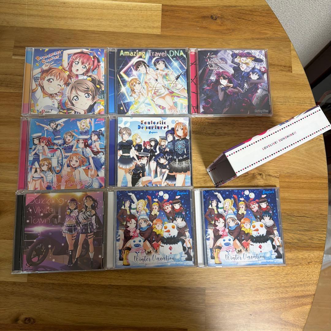 ラブライブ！　Aqours CD 63枚　CD収納ボックス2個付き