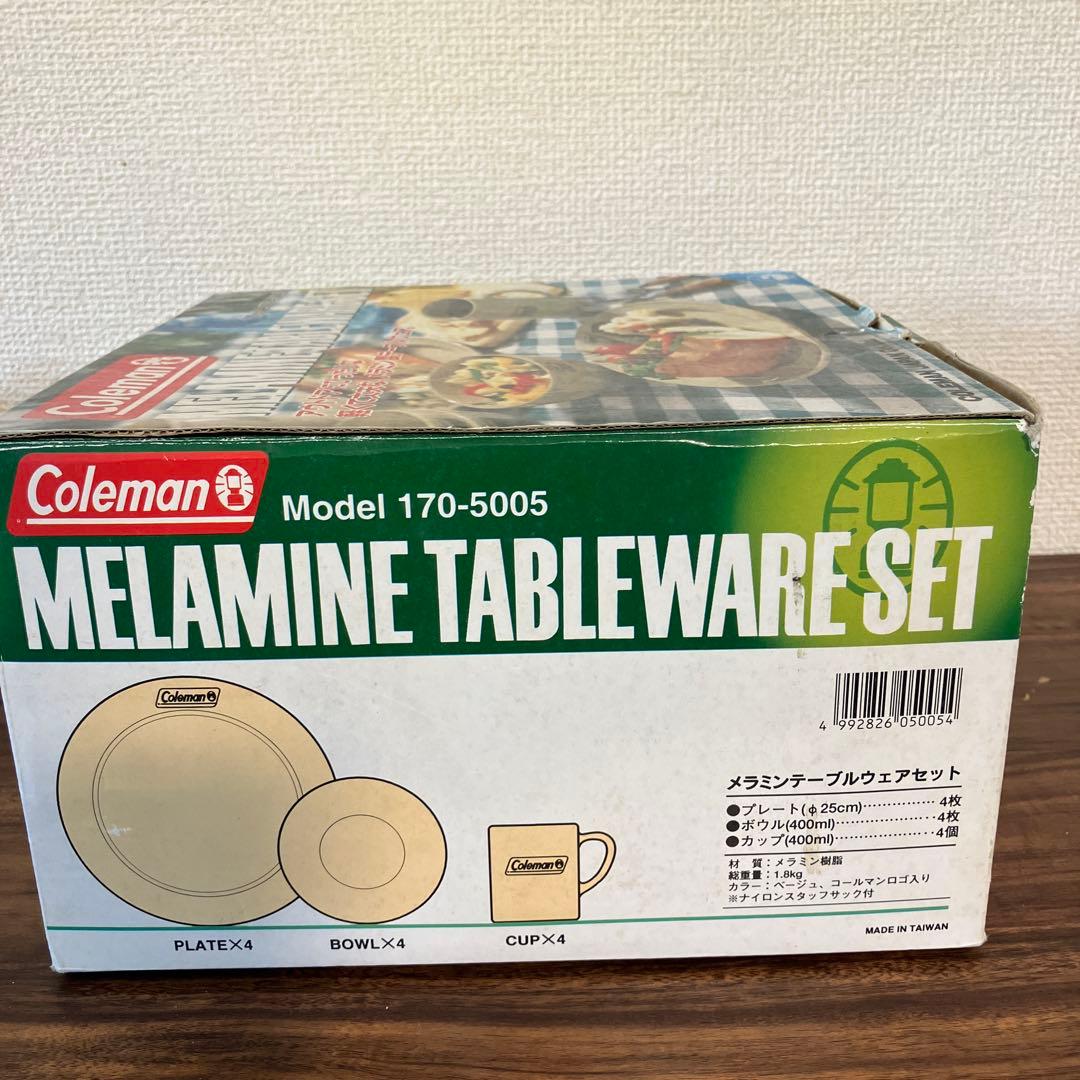 Coleman メラミンテーブルウェアセット　カトラリーセット　コールマン