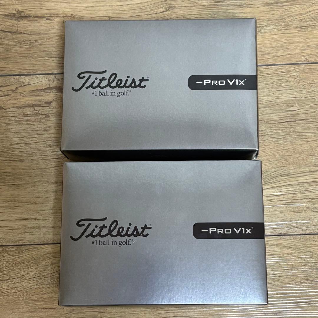 Titleist Pro V1x Left Dash 2ダース　2026年