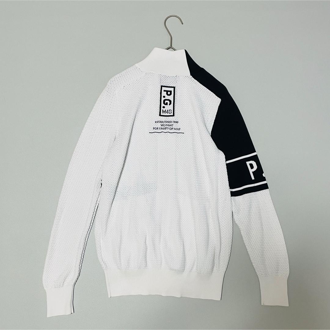 6799【美品】パーリーゲイツ　ニットジャケット　レディース　23年モデル　綿