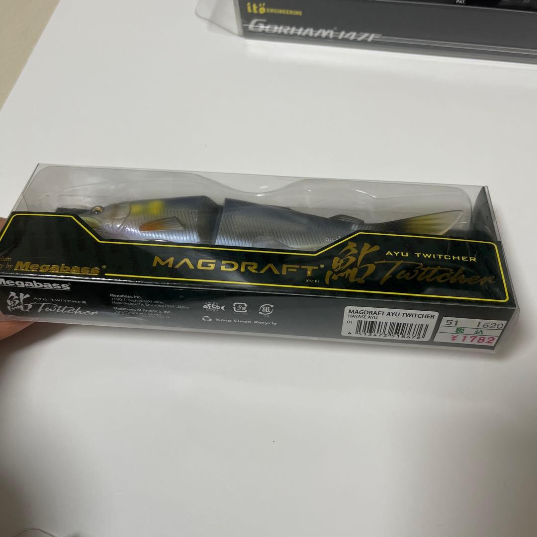 Megabass Gorham 147F & Magdraft AYUセット