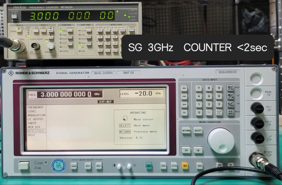 ROHDE&SCHWARZ SMT 03 5KHz-3.0GHz SG 動作品
