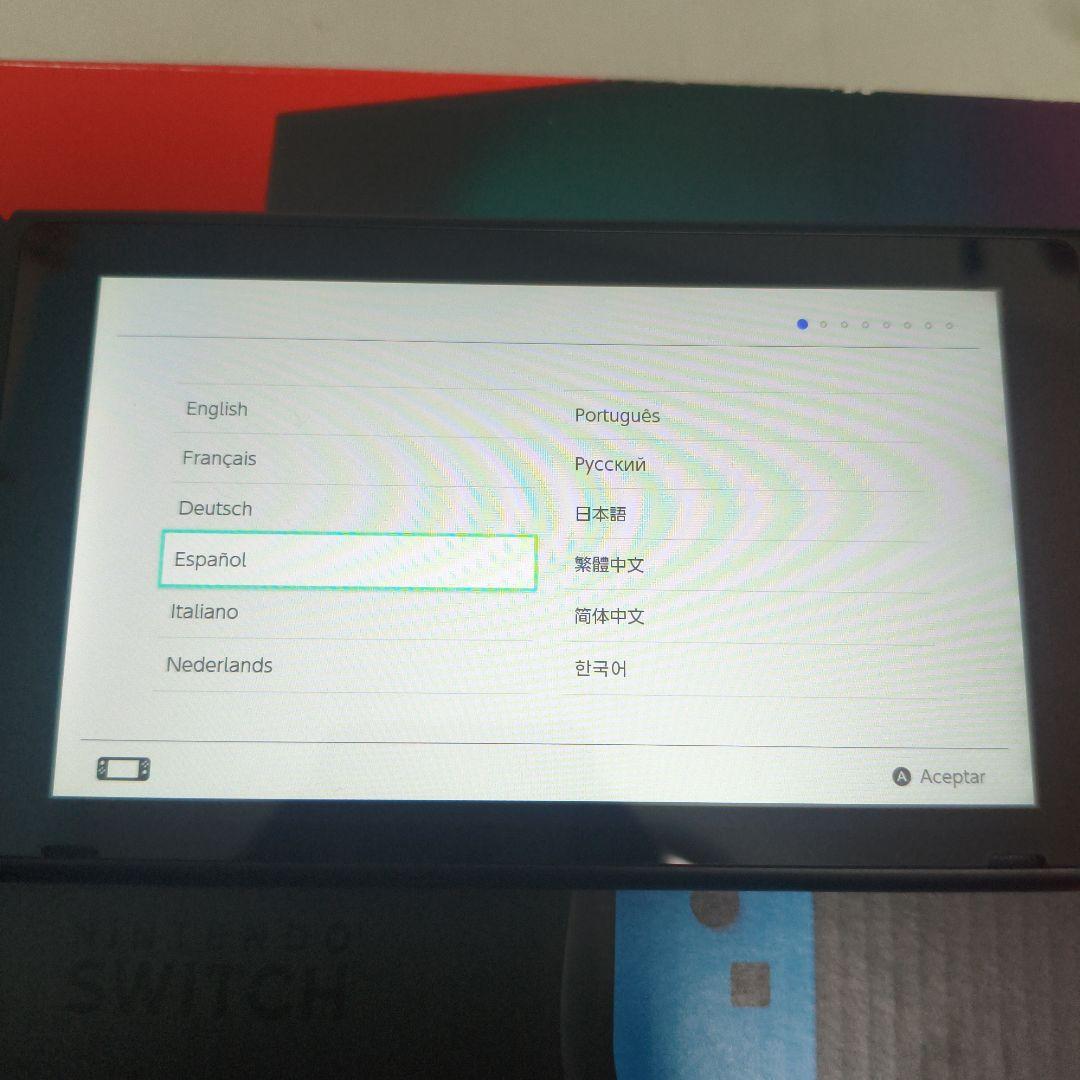 【バッテリー強化】Nintendo Switch ネオンブルー・レッド