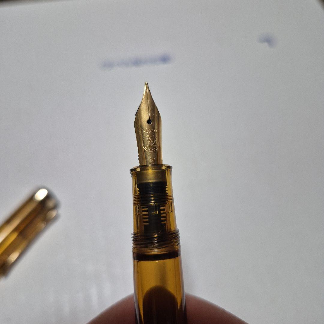 Pelikan 万年筆 M200 コニャック M 新品未使用