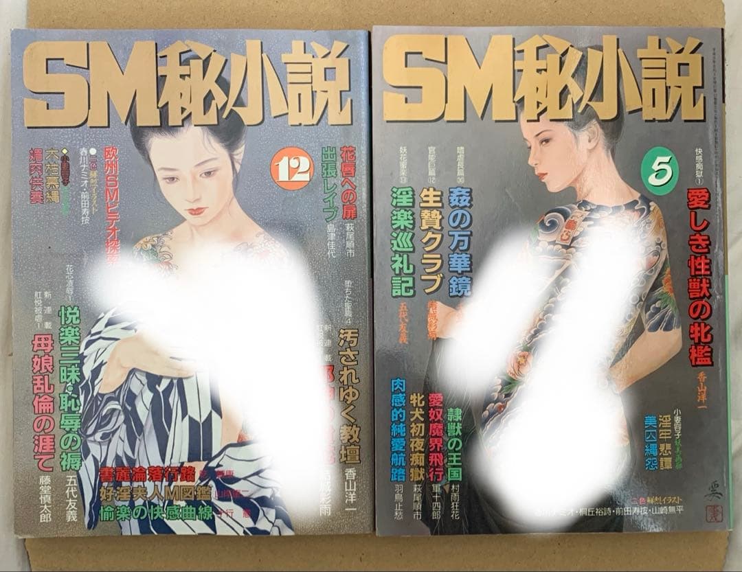 SM秘小説93.5 95.12 2冊セット