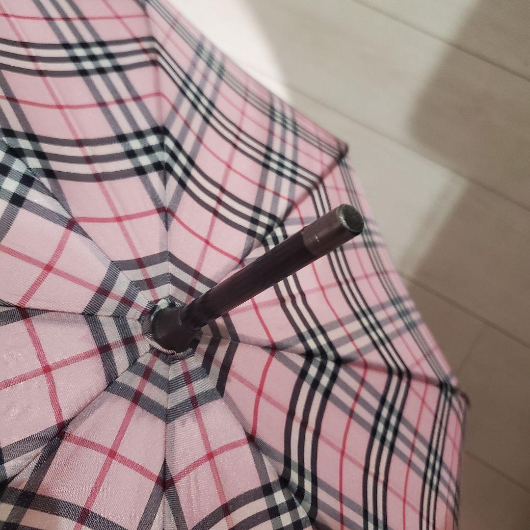 レア★Burberry ピンクチェック 長傘