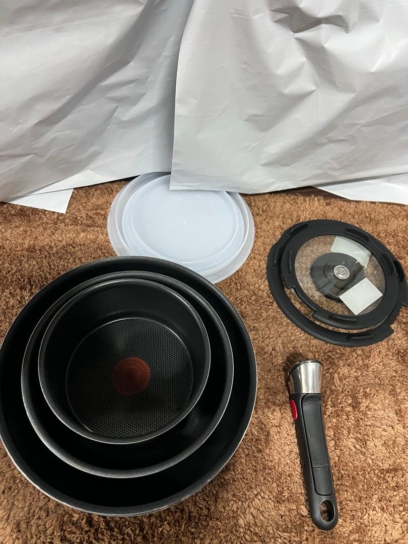Ｔ-fal インジニオ　ネオ　フレ－ズグレー 9点セット ガス火専用