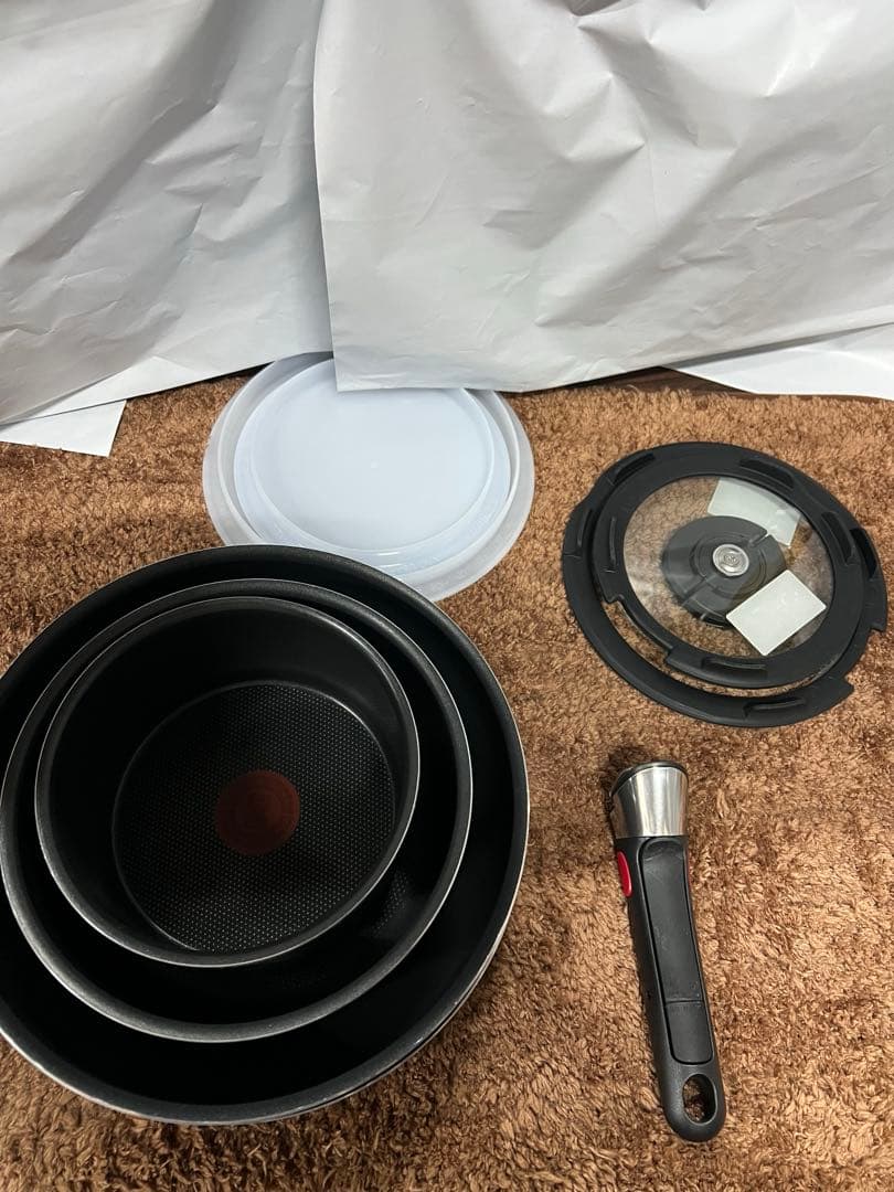 Ｔ-fal インジニオ　ネオ　フレ－ズグレー 9点セット ガス火専用