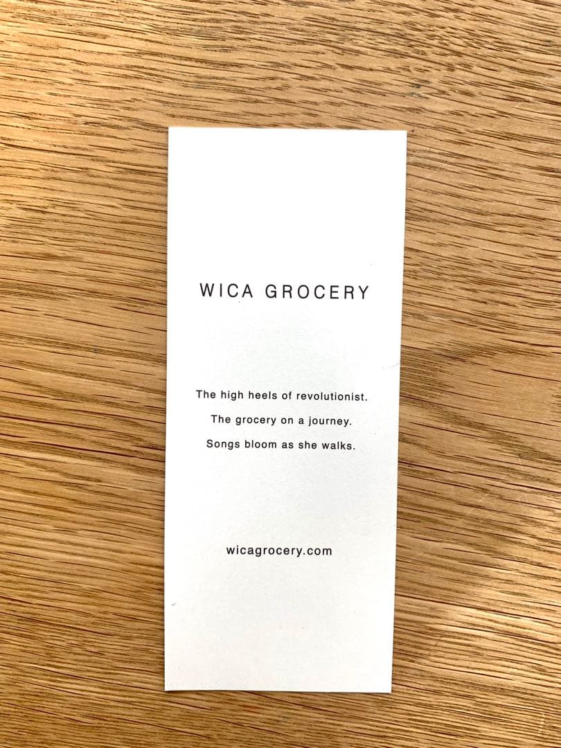 wicagrocery 麦わら帽子　リボン付き