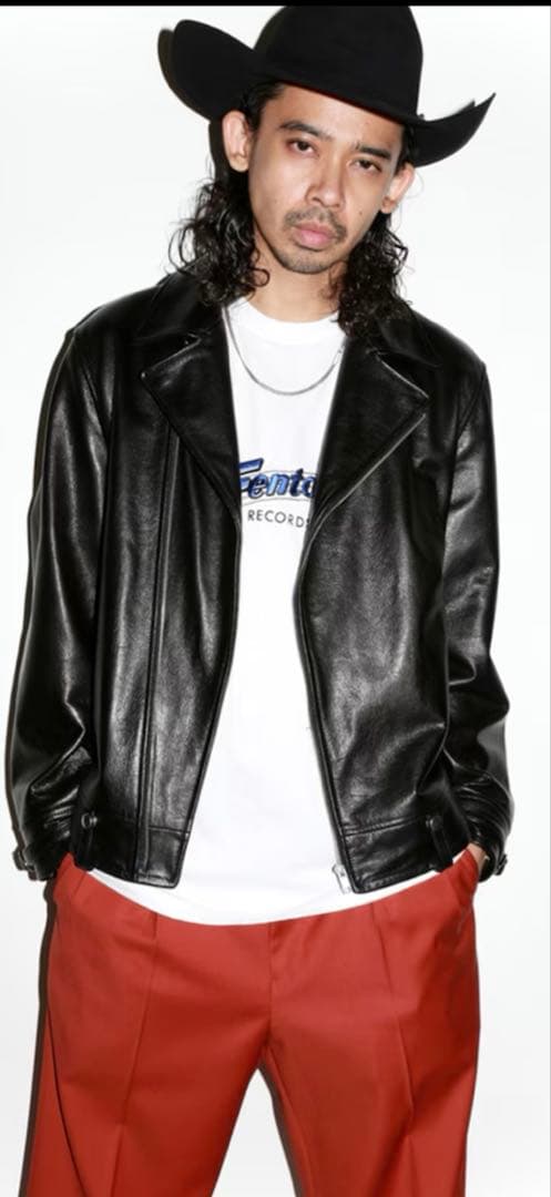 本日限定　24SS WACKO MARIA レザー　ダブルライダース サイズM