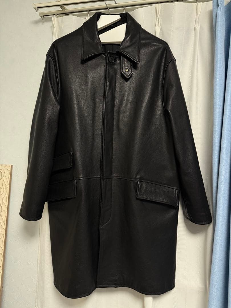 YOKE コート Balmacaan Coat ブラック サイズ2 25AW