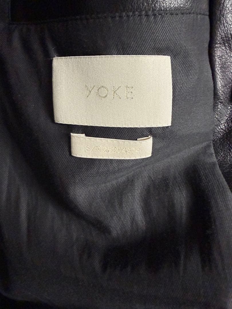 YOKE コート Balmacaan Coat ブラック サイズ2 25AW