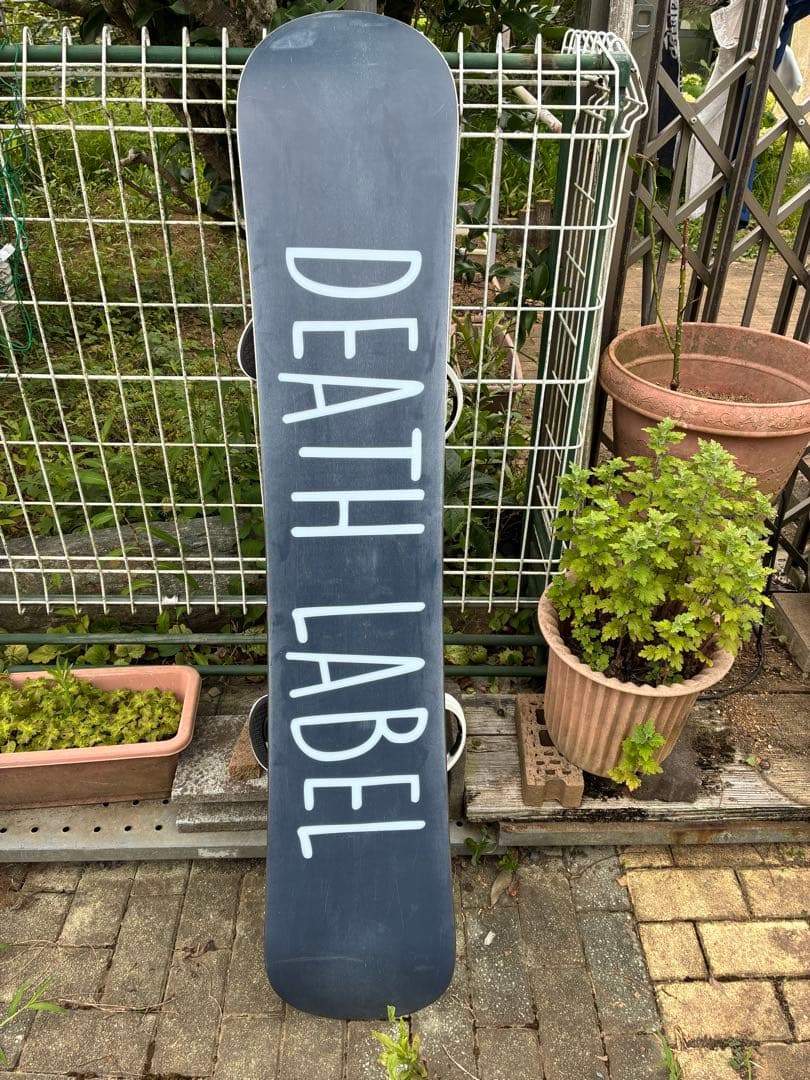 DEATH LABEL BONELESS スノーボード 黒