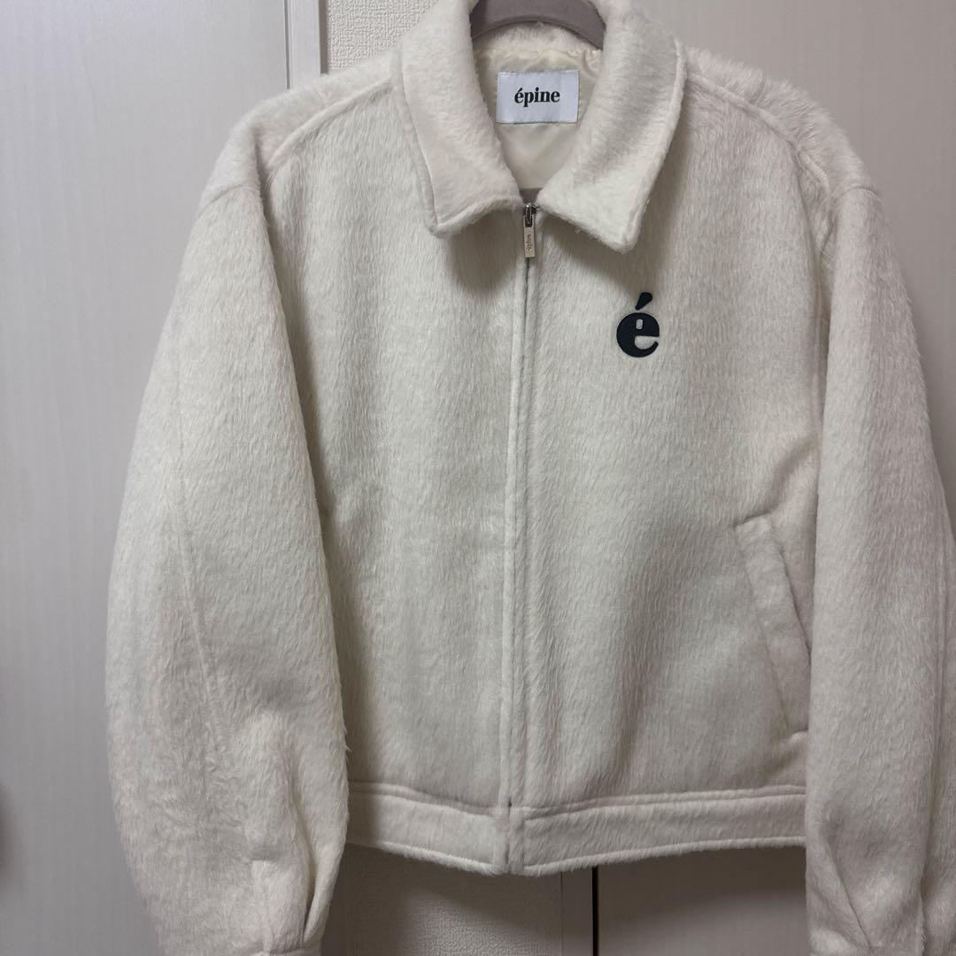 épine shaggy blouson white