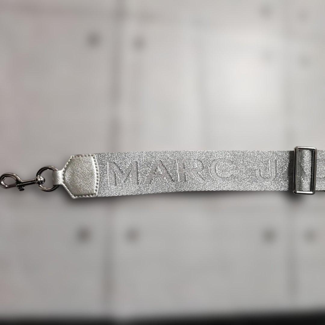 美品　マーク・ジェイコブス　ショルダー　ストラップ　シルバー