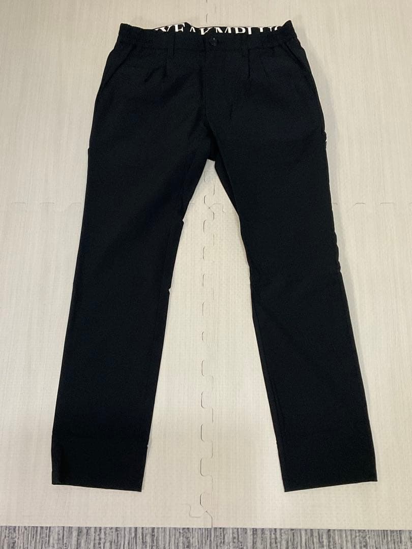 LUXEAKMPLUS サイドロゴ スーパーストレッチパンツ